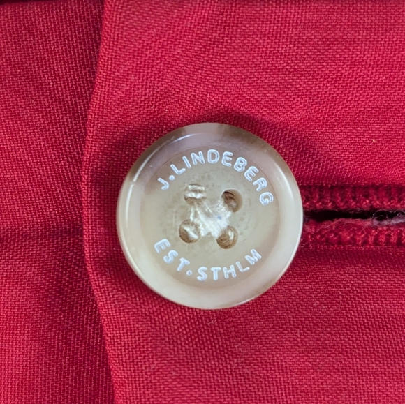 J. Lindeberg Athletic Pants Red Size 32 - Picture 5 of 16